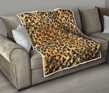 Leopard Pattern Print Quilt
