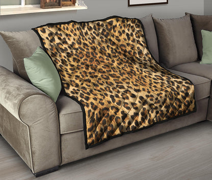 Leopard Pattern Print Quilt
