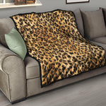 Leopard Pattern Print Quilt