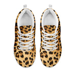 Leopard Pattern Print White Sneakers