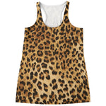 Leopard Pattern Print Women's Racerback Tank Top