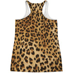 Leopard Pattern Print Women's Racerback Tank Top