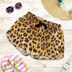 Leopard Pattern Print Women's Shorts