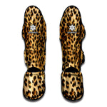 Leopard Pattern Print Muay Thai Shin Guards