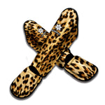 Leopard Pattern Print Muay Thai Shin Guards
