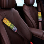 LGBT Pride Rainbow Brick Wall Print Car Seat Belt Covers