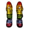 LGBT Pride Rainbow Brick Wall Print Muay Thai Shin Guard