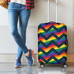 LGBT Pride Rainbow Chevron Pattern Print Luggage Cover