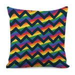 LGBT Pride Rainbow Chevron Pattern Print Pillow Cover