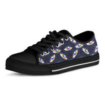 LGBT Pride Rainbow Eyes Pattern Print Black Low Top Shoes
