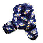 LGBT Pride Rainbow Eyes Pattern Print Boxing Gloves