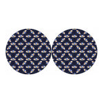 LGBT Pride Rainbow Eyes Pattern Print Car Coasters