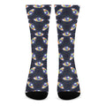 LGBT Pride Rainbow Eyes Pattern Print Crew Socks