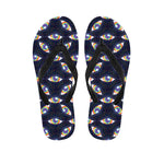 LGBT Pride Rainbow Eyes Pattern Print Flip Flops