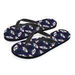 LGBT Pride Rainbow Eyes Pattern Print Flip Flops