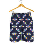 LGBT Pride Rainbow Eyes Pattern Print Men's Shorts