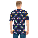 LGBT Pride Rainbow Eyes Pattern Print Men's T-Shirt