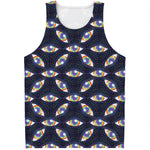 LGBT Pride Rainbow Eyes Pattern Print Men's Tank Top
