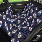 LGBT Pride Rainbow Eyes Pattern Print Pet Car Back Seat Cover