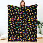 LGBT Pride Rainbow Flag Pattern Print Blanket