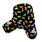 LGBT Pride Rainbow Flag Pattern Print Boxing Gloves