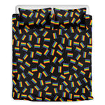 LGBT Pride Rainbow Flag Pattern Print Duvet Cover Bedding Set
