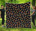 LGBT Pride Rainbow Flag Pattern Print Quilt