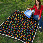 LGBT Pride Rainbow Flag Pattern Print Quilt