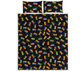 LGBT Pride Rainbow Flag Pattern Print Quilt Bed Set