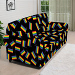 LGBT Pride Rainbow Flag Pattern Print Sofa Cover
