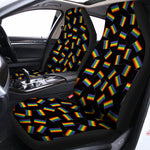 LGBT Pride Rainbow Flag Pattern Print Universal Fit Car Seat Covers