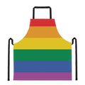 LGBT Pride Rainbow Flag Print Apron