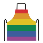 LGBT Pride Rainbow Flag Print Apron