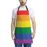 LGBT Pride Rainbow Flag Print Apron