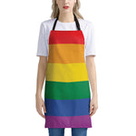LGBT Pride Rainbow Flag Print Apron