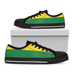 LGBT Pride Rainbow Flag Print Black Low Top Sneakers