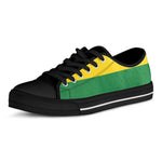 LGBT Pride Rainbow Flag Print Black Low Top Sneakers