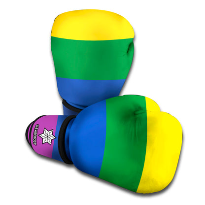 LGBT Pride Rainbow Flag Print Boxing Gloves