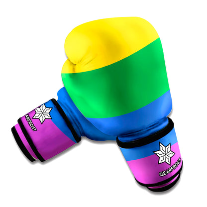 LGBT Pride Rainbow Flag Print Boxing Gloves