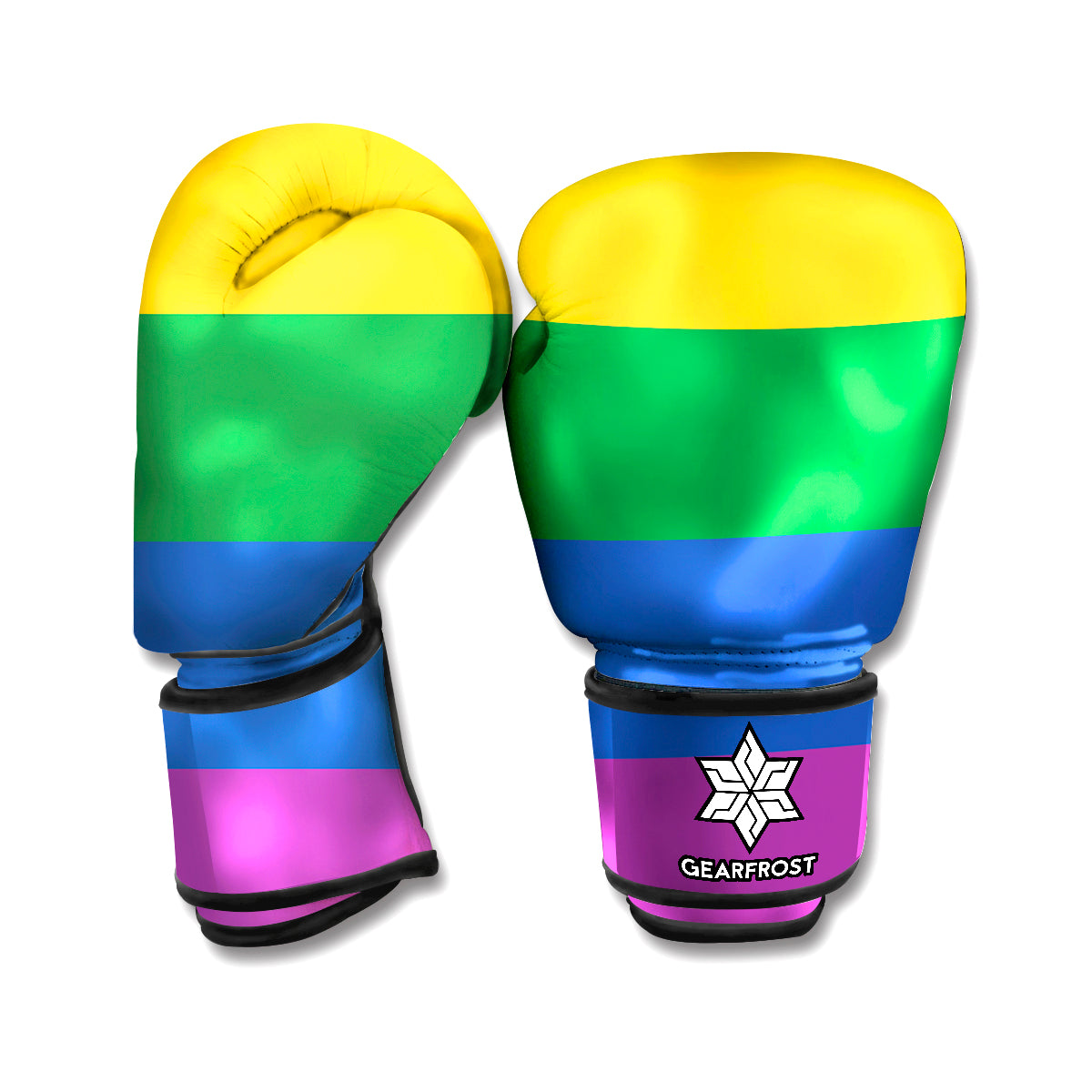 LGBT Pride Rainbow Flag Print Boxing Gloves