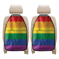 LGBT Pride Rainbow Flag Print Car Seat Organizers