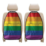 LGBT Pride Rainbow Flag Print Car Seat Organizers