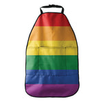LGBT Pride Rainbow Flag Print Car Seat Organizers