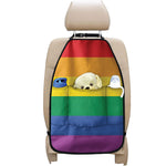 LGBT Pride Rainbow Flag Print Car Seat Organizers