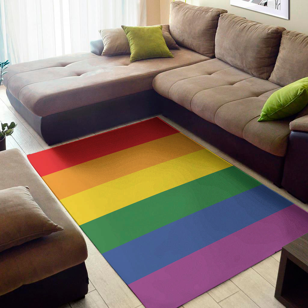 LGBT Pride Rainbow Flag Print Floor Mat