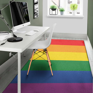 LGBT Pride Rainbow Flag Print Floor Mat