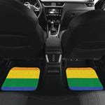 LGBT Pride Rainbow Flag Print Front and Back Car Floor Mats