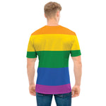 LGBT Pride Rainbow Flag Print Men's T-Shirt