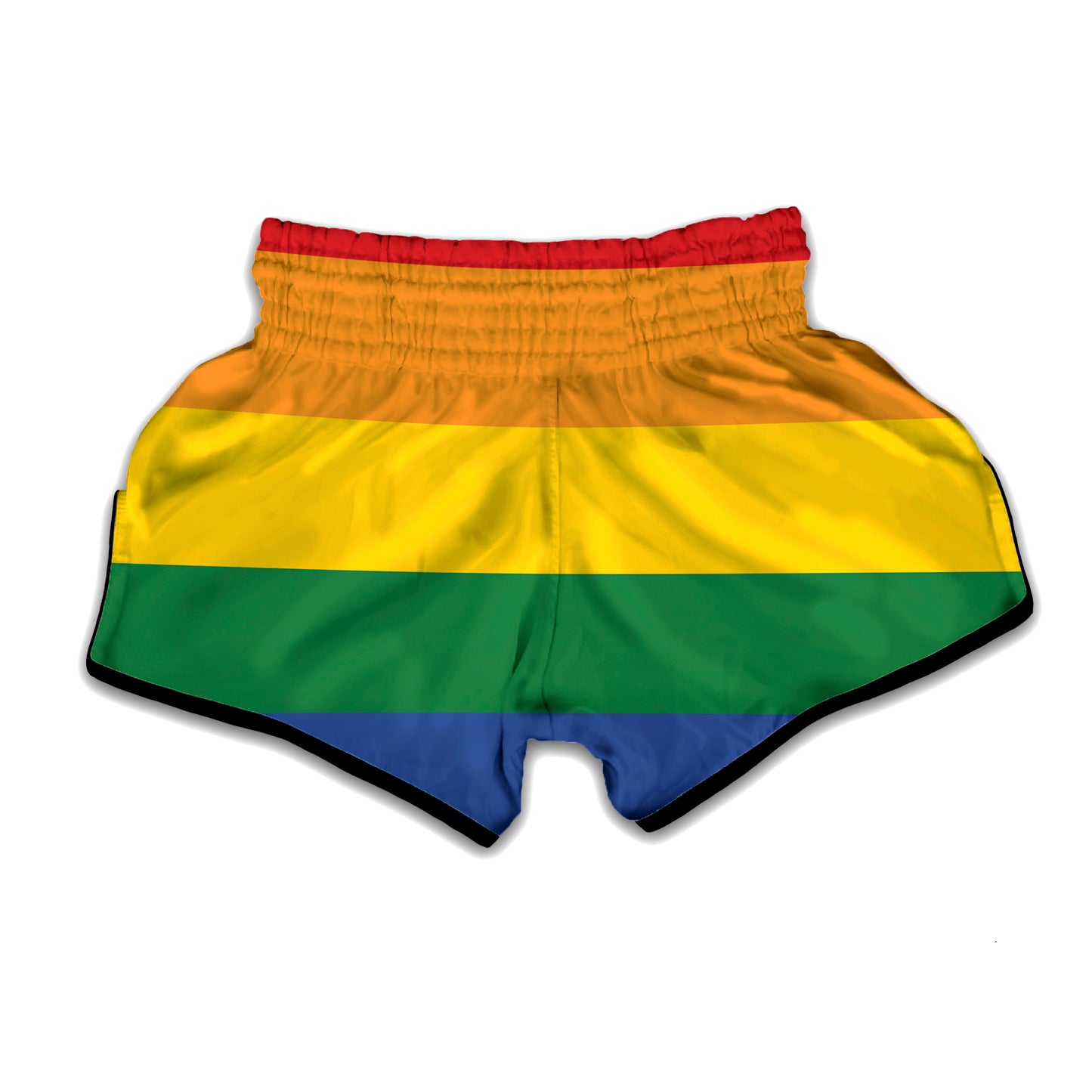 LGBT Pride Rainbow Flag Print Muay Thai Boxing Shorts