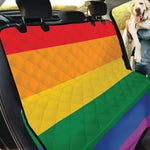 LGBT Pride Rainbow Flag Print Pet Car Back Seat Cover